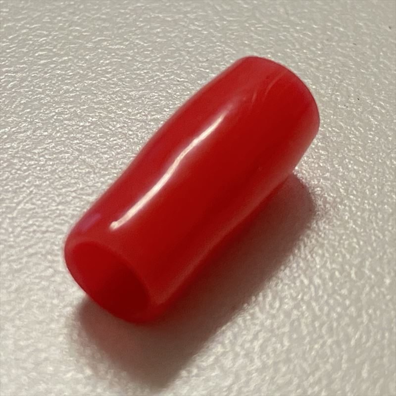 絶縁キャップ/端末キャップ,φ5.5mm用,赤,80個 - 1