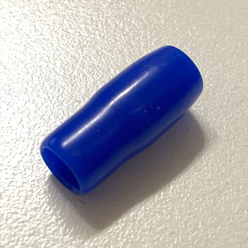 絶縁キャップ/端末キャップ,φ8mm用,青,25個 - 1