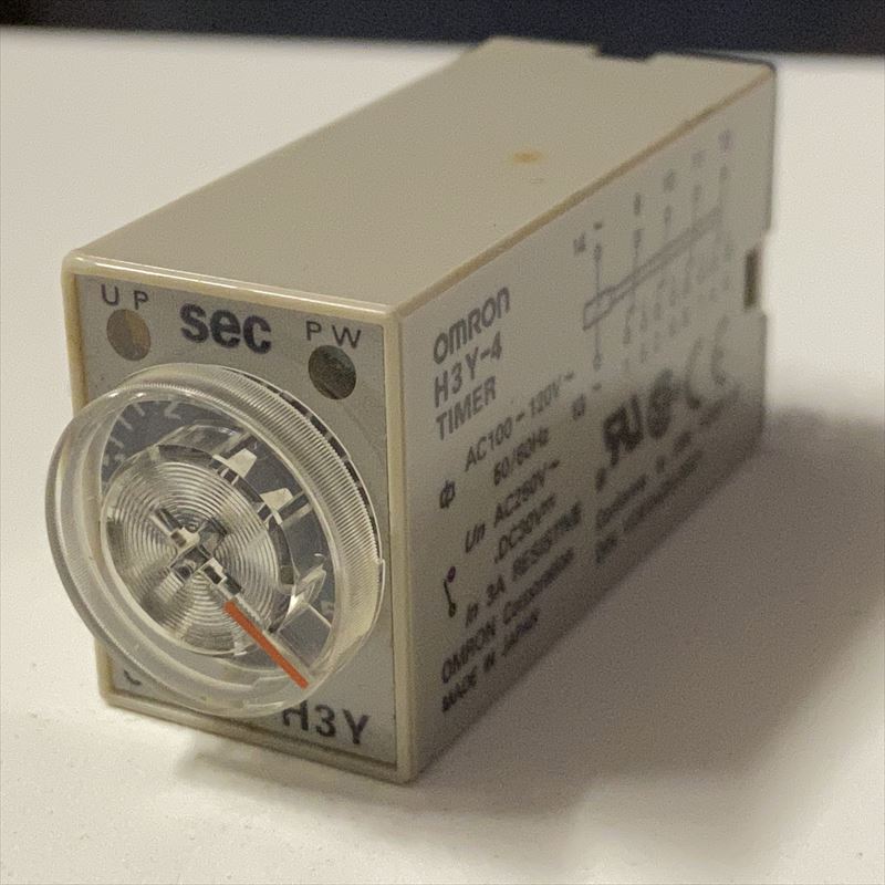 H3Y-4,シーケンス制御用超小型タイマ,5sec AC100-120Vオムロン(OMRON) - 1