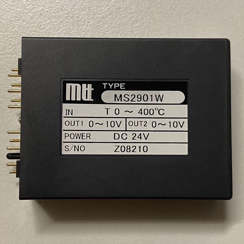 MS2901W,熱電対温度入力モジュール,T 0〜400℃,MTTコーポレーション - 2