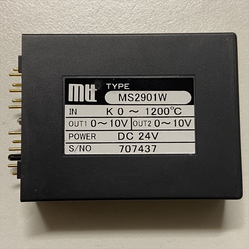 MS2901W,熱電対温度入力モジュール,K 0〜1200℃,MTTコーポレーション - 2