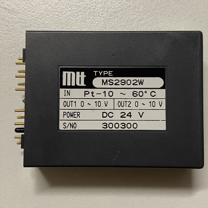 MS2902W,測温抵抗体温度入力モジュール,Pt 10〜60℃MTTコーポレーション - 2