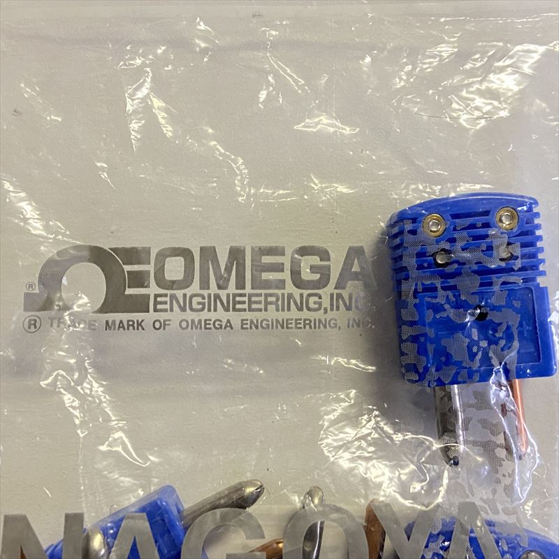 OST-T-M,熱電対コネクター,プラグ電極の金属種:銅/コンスタンタン,青,オメガ - 2