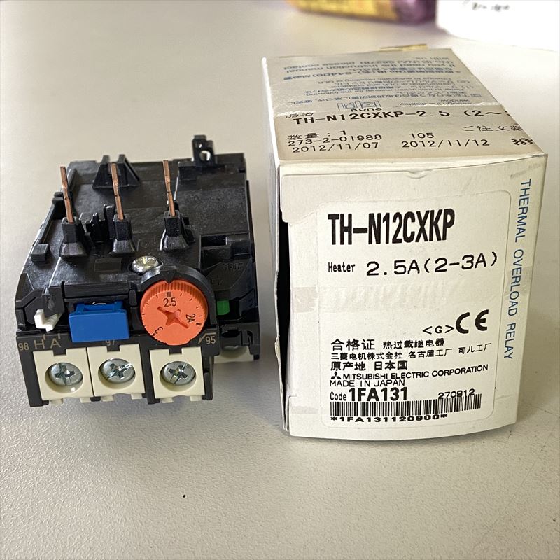 TH-N12CXKP,サーマルリレー,2.5A(2-3A),三菱電機 - 3