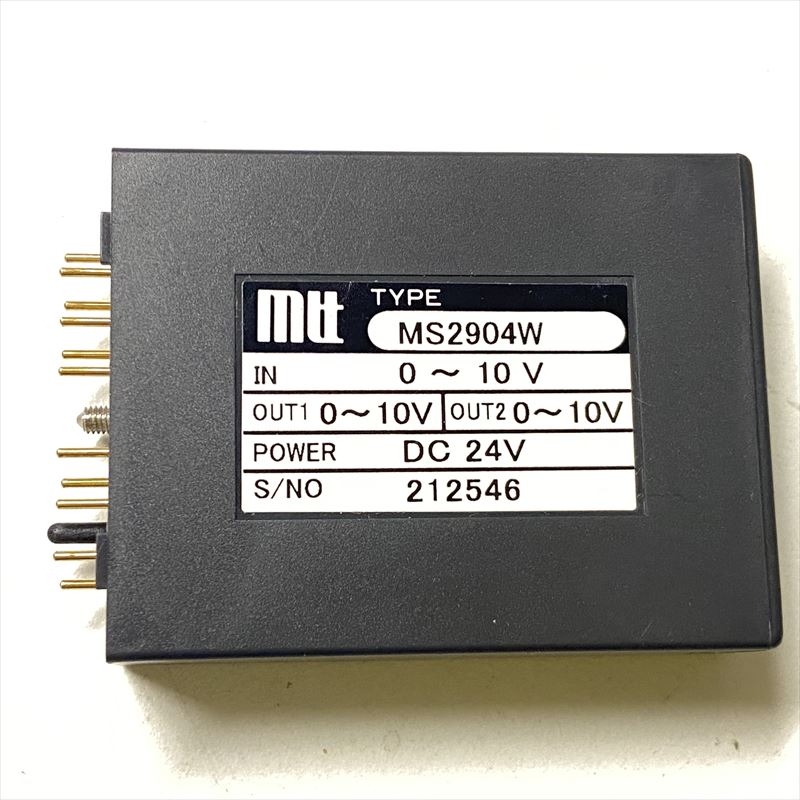 MS2904W,モジュール,(0〜10V)0〜10V/0〜10V,MTTコーポレーション - 2