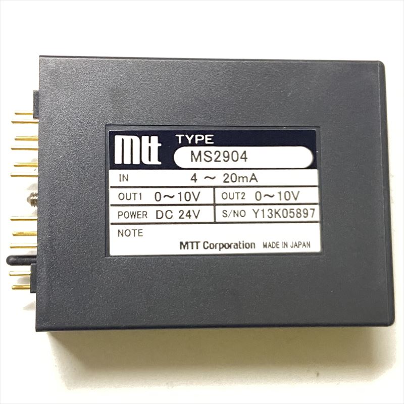 MS2904,モジュール,(4〜20mA)0〜10V/0〜10V,MTTコーポレーション - 2