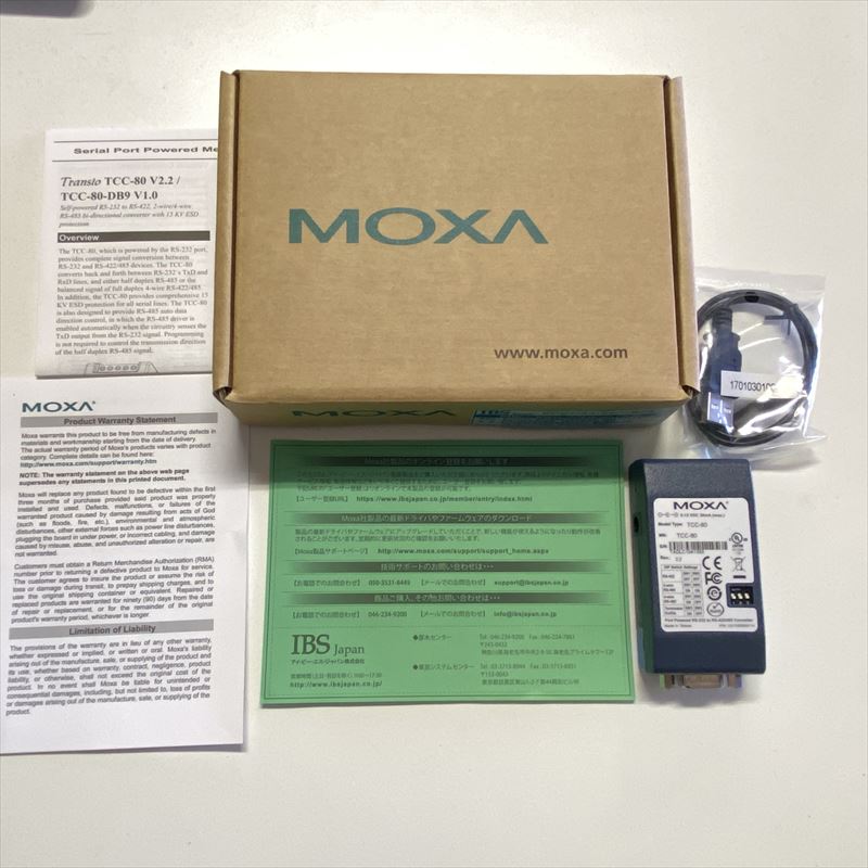MOXA TCC-80 V2.2,コンバーター,IBS - 3