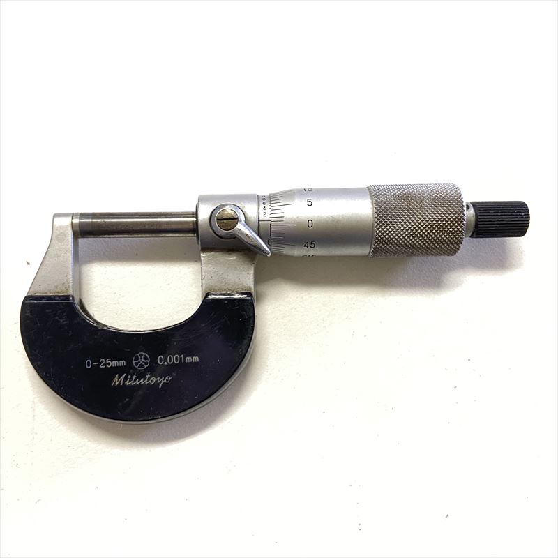 NO.102-230,マイクロメーター,測定範囲: 0-25mm, 目量: 0.001mm,ミツトヨ - 3816