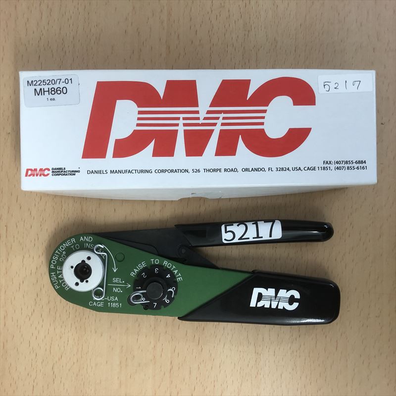 M22520/7-01,手動圧着工具,DMC - 9519