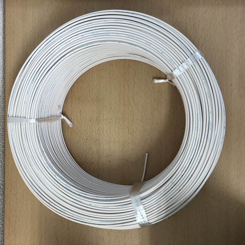 IV電線,1.25sq,白,フジクラダイヤケーブル,300m - 1