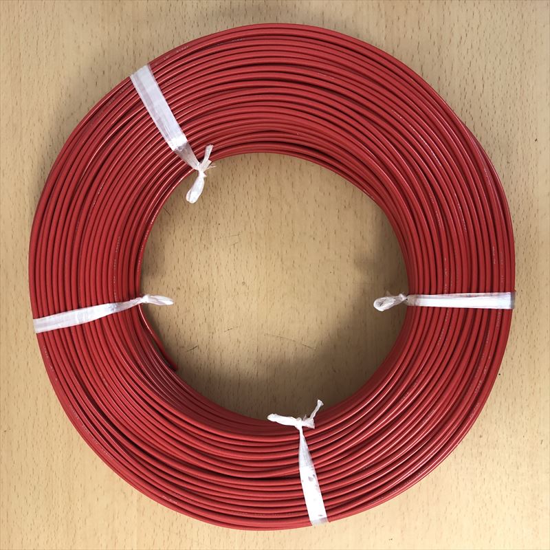 KIV電線,1.25sq,赤,オーナンバ,200m - 1