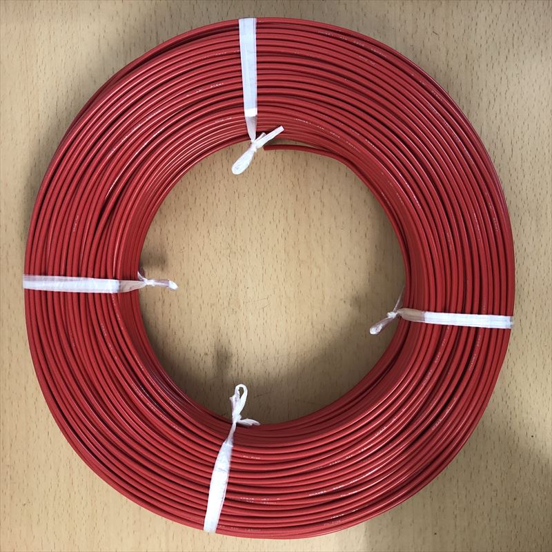 KIV電線,1.25sq,赤,オーナンバ,200m - 1