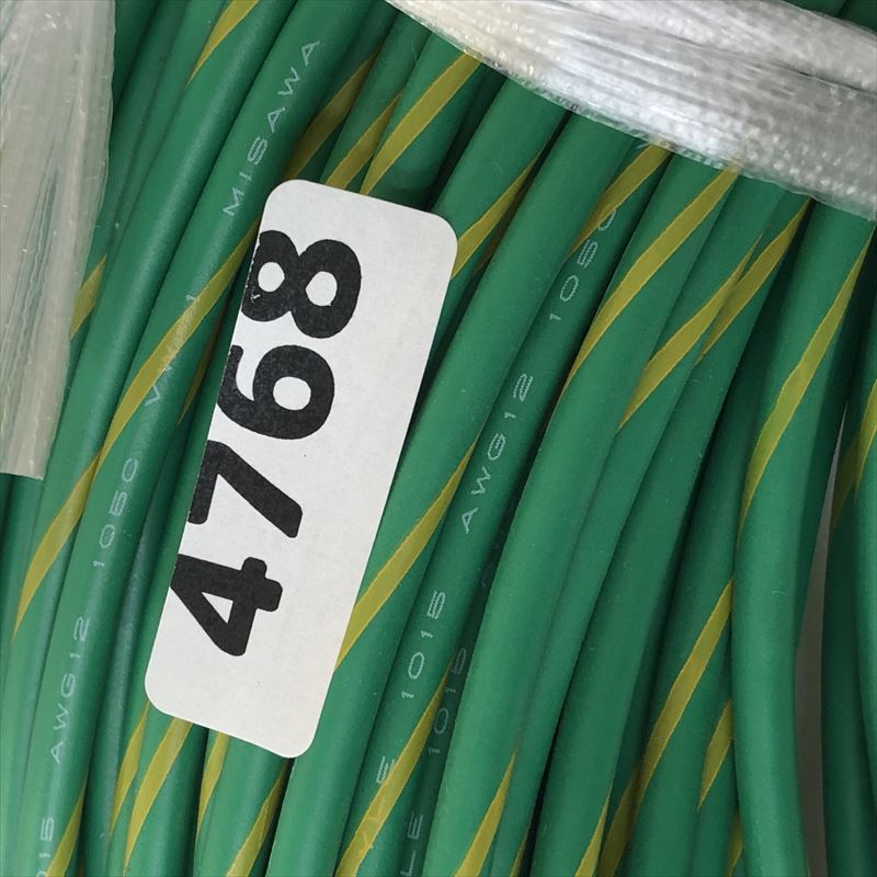UL1015電線,AWG12,緑/黄,三沢電線,120m - 2