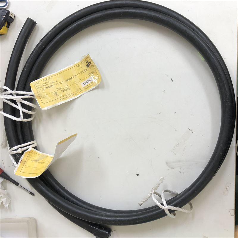 移動用2PNCT(補強電線入),ケーブル,24X0.75SQ,黒,3m - 10482/ワイヤー