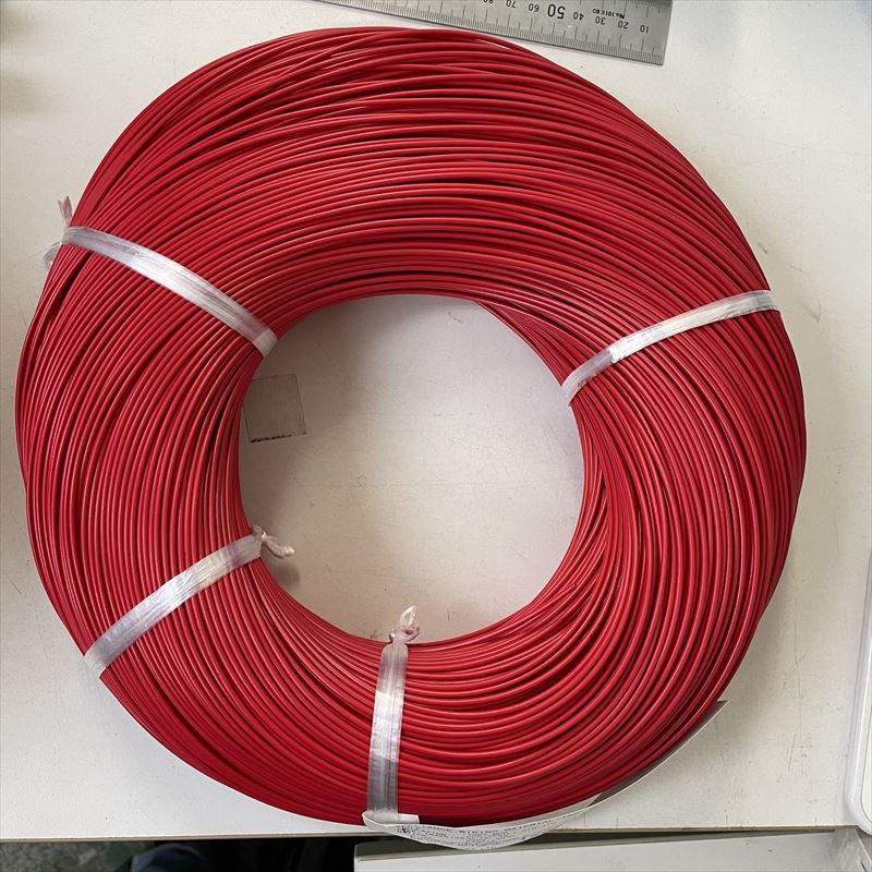 UL1007電線,AWG18,赤,フジクラダイヤケーブル,610m - 1
