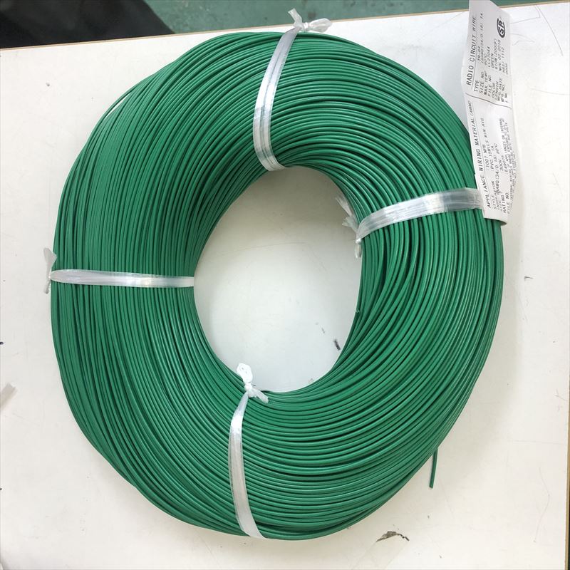 UL1007電線,AWG18,緑,フジクラダイヤケーブル,610m - 1