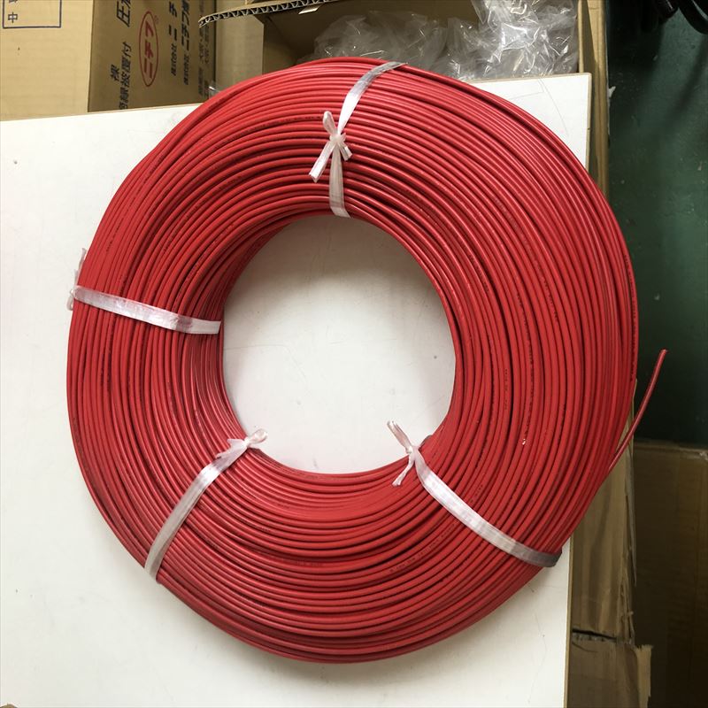 UL1015電線,AWG18,赤,オーナンバ,305m - 1