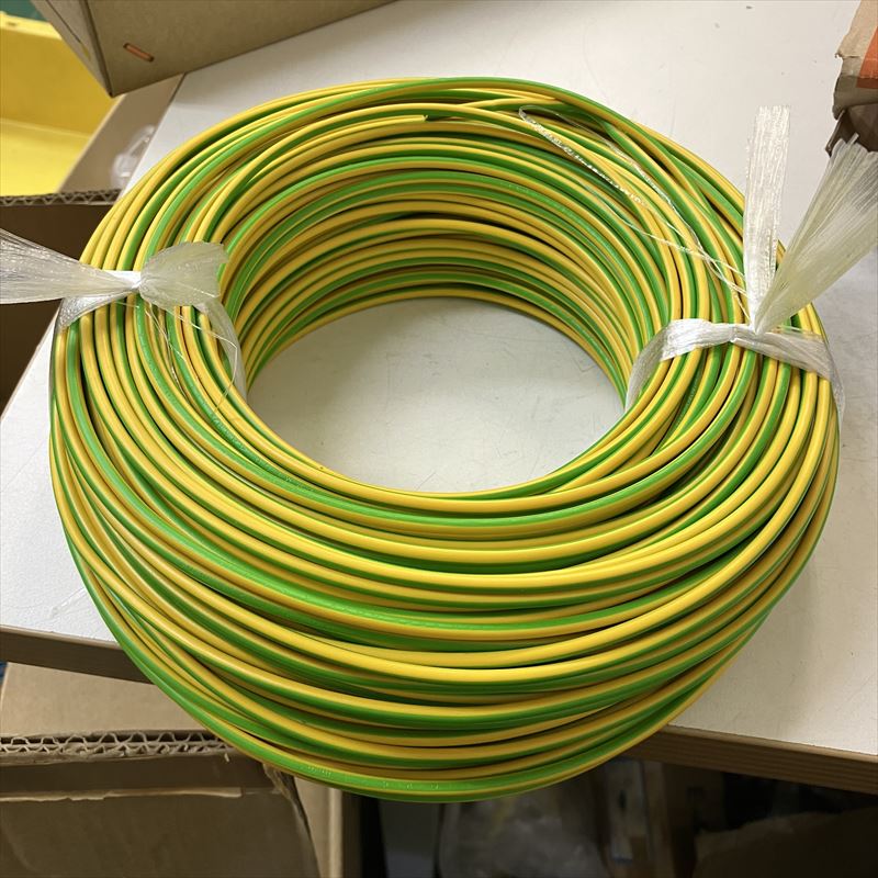 H07V-K電線,2.5sq,黄/緑,LAPP,100m - 1