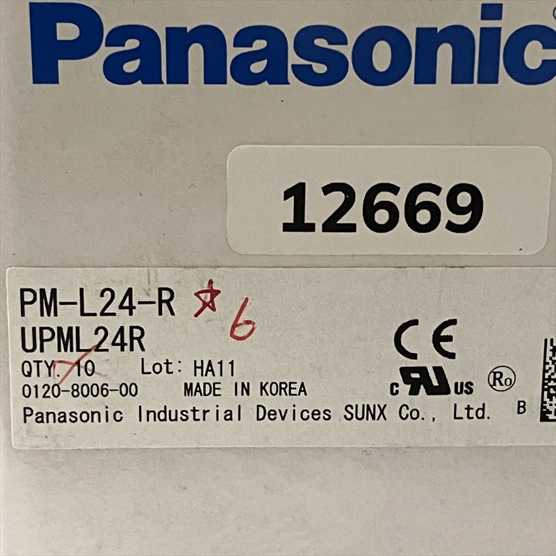 PM-L24-R,コの字型マイクロフォトセンサ,パナソニック(Panasonic),6個 - 2