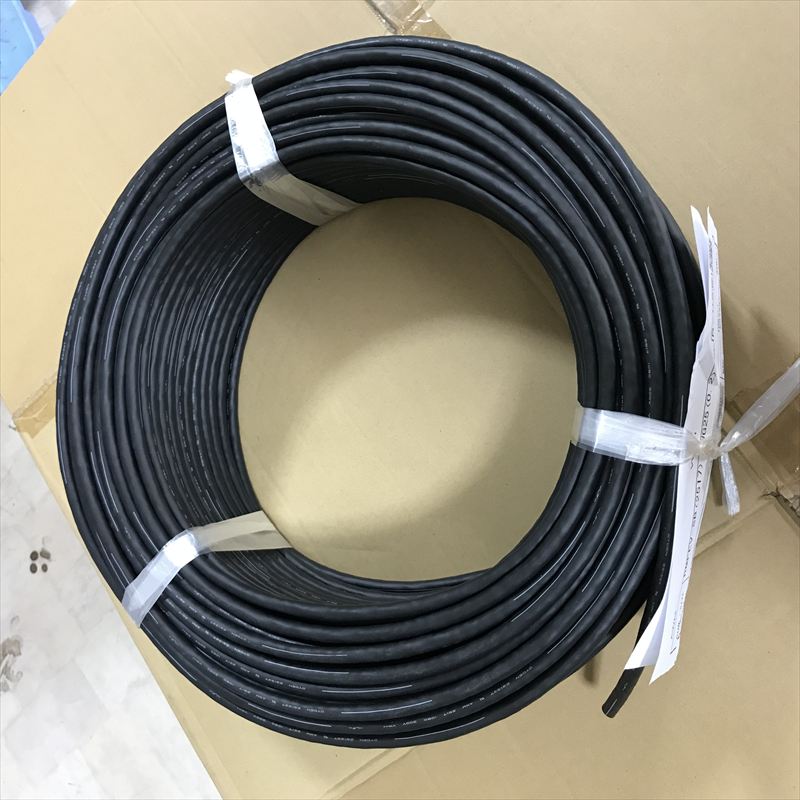 RMFEV-SB(2517),ロボットケーブル,AWG25(0.2)/6P,黒,大電,100m - 1