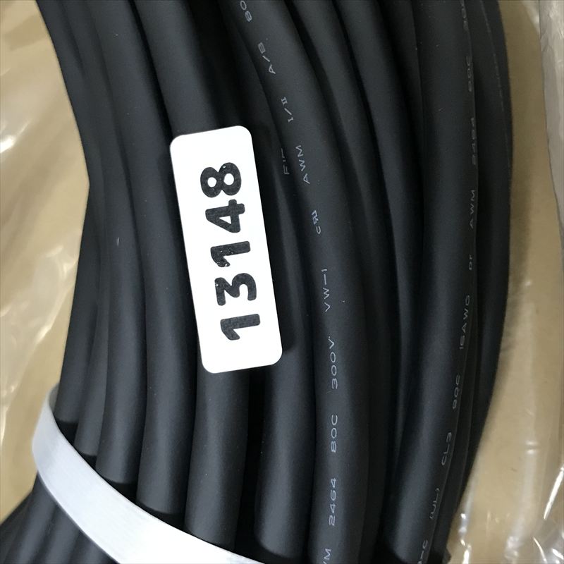 2464C BIO-CL3-1604C,ケーブル,黒,坂東電線,40m - 2