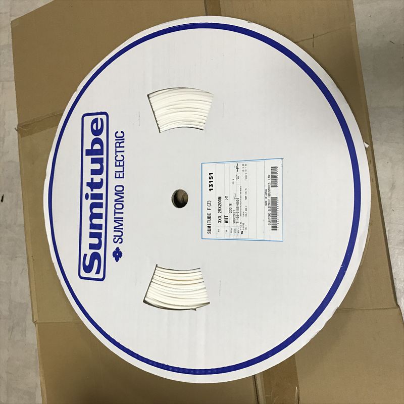 スミチューブF(Z),熱収縮チューブ,3x0.25,白,住友電工/住友電装,140m - 1