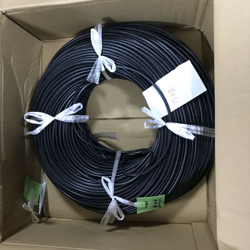 UL1015電線,AWG10,黒,共和,210m - 1