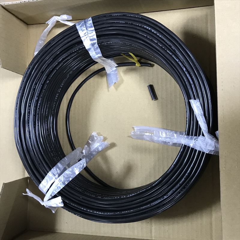 KVC-36SBT,KVCケーブル,AWG20/2(1P)x0.5sq,黒,倉茂電工(クラモ),50m - 1