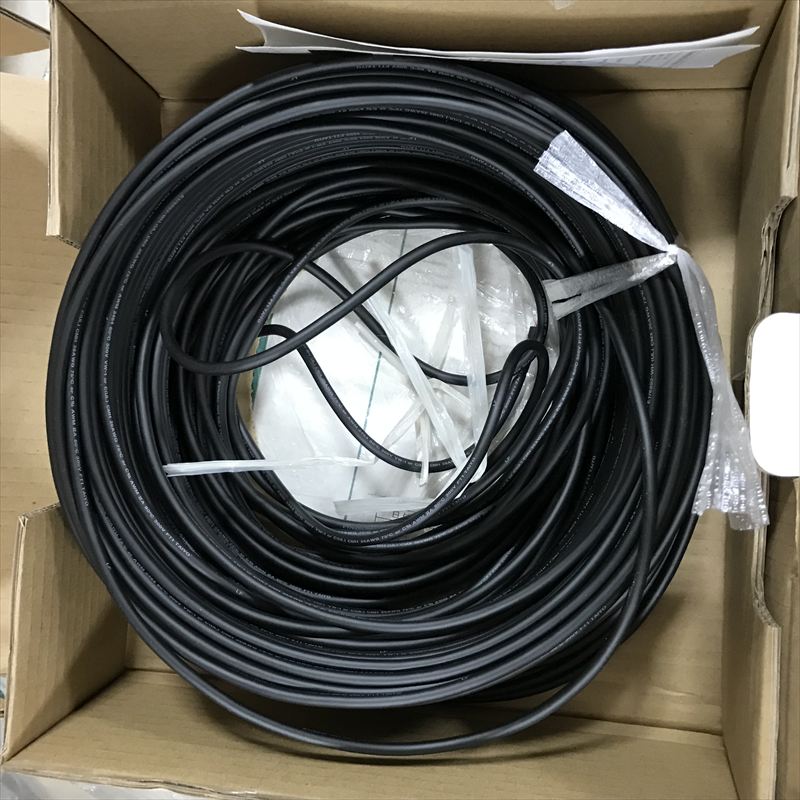 CMX/2464-1061/2A-SB LF,CMXケーブル,2PxAWG26(7/0.16),黒,太陽ケーブルテック(TAIYO),40m - 1