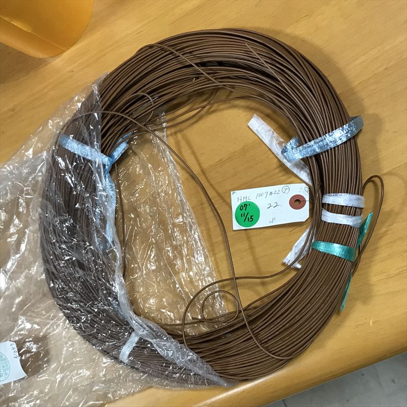 UL1007電線,AWG22,茶,プロテリアル(日立金属),100m - 1