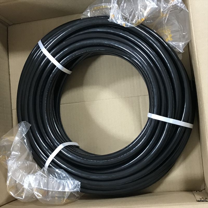 STOフレキシブルコード/ケーブル,4xAWG14,黒,中国電線,30m - 1