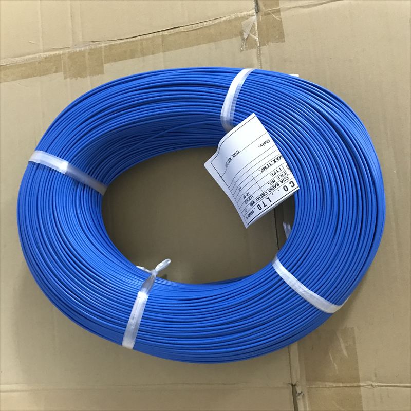 UL1007電線,AWG18,青,オーナンバ,610m - 1