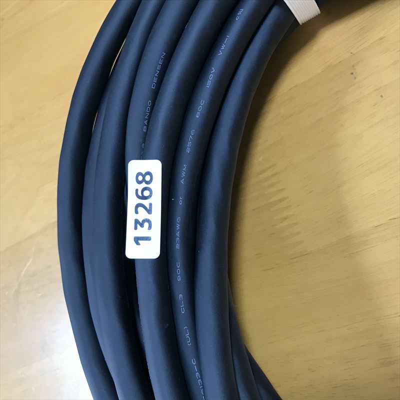2576C BIO-CL3-2315P-B,ケーブル,AWG23x15P,黒,坂東電線,15m - 2