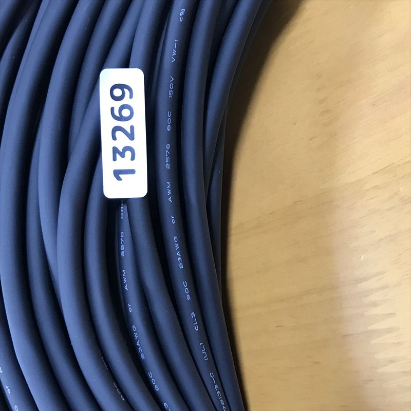 2576C BIO-CL3-2303P-B,ケーブル,AWG23x3P,黒,坂東電線,70m - 2