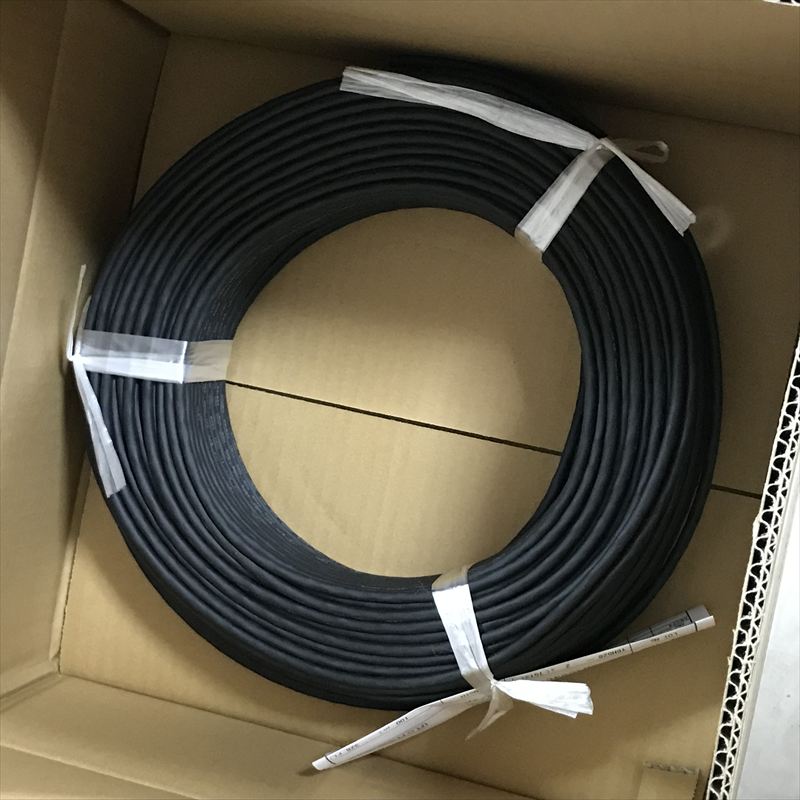 SCL-SB(c2464),ケーブル,AWG24x2P,黒,大電,100m - 1