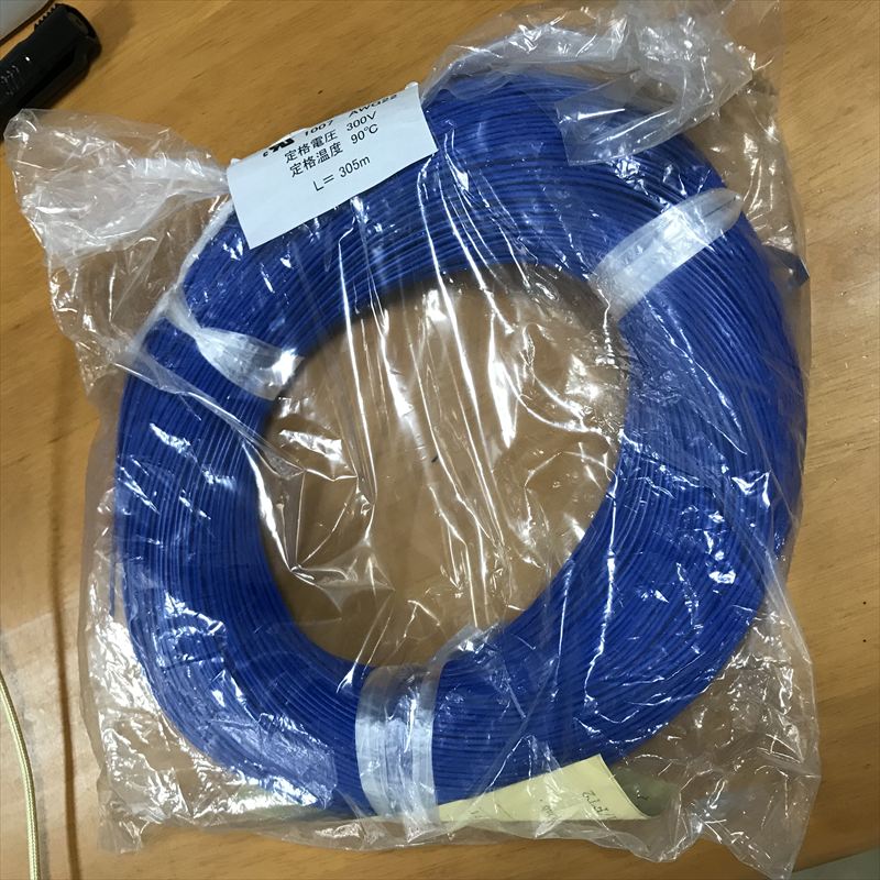 UL1007電線,AWG22,青,三沢電線,300m - 1
