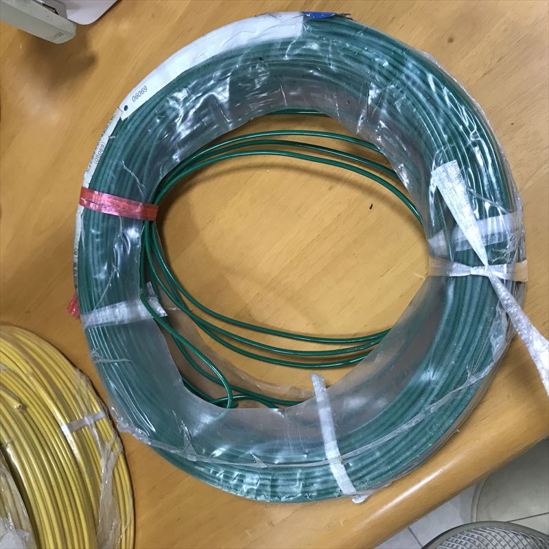 TAVV電線,0.85sq,緑,東日京三電線,100m - 1