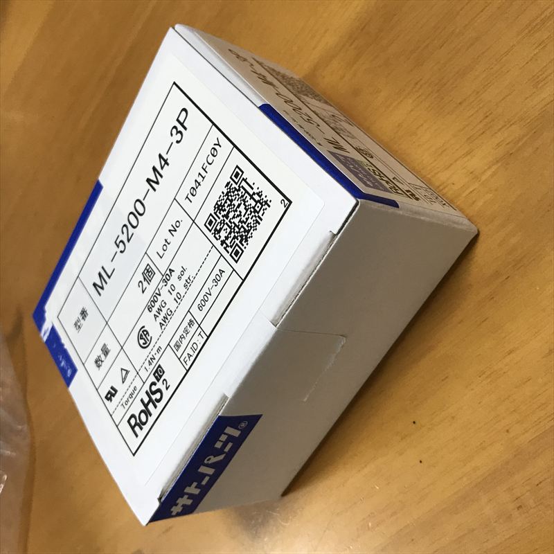 ML-5200-M4-3P,端子台,サトーパーツ,2個 - 1