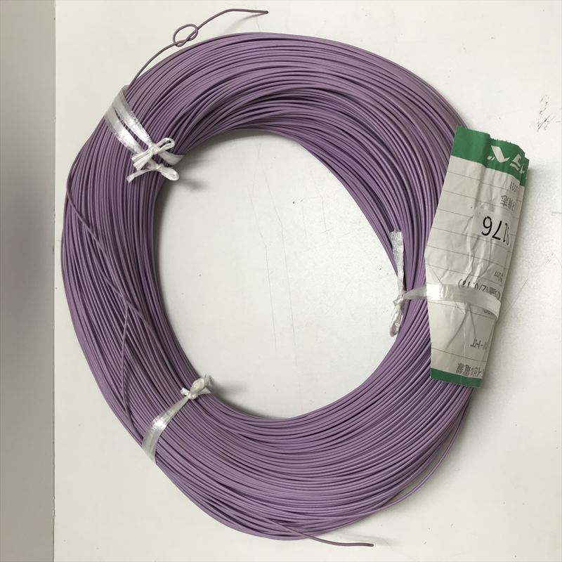 VW-HT,バイゼル電線,0.3sq,紫,クラベ(KURABE),500ｍ - 1