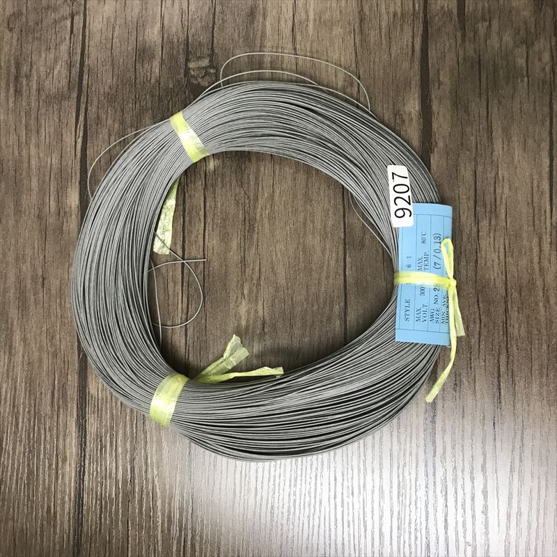 UL1061電線,AWG28,灰,三山電線,408ｍ - 1