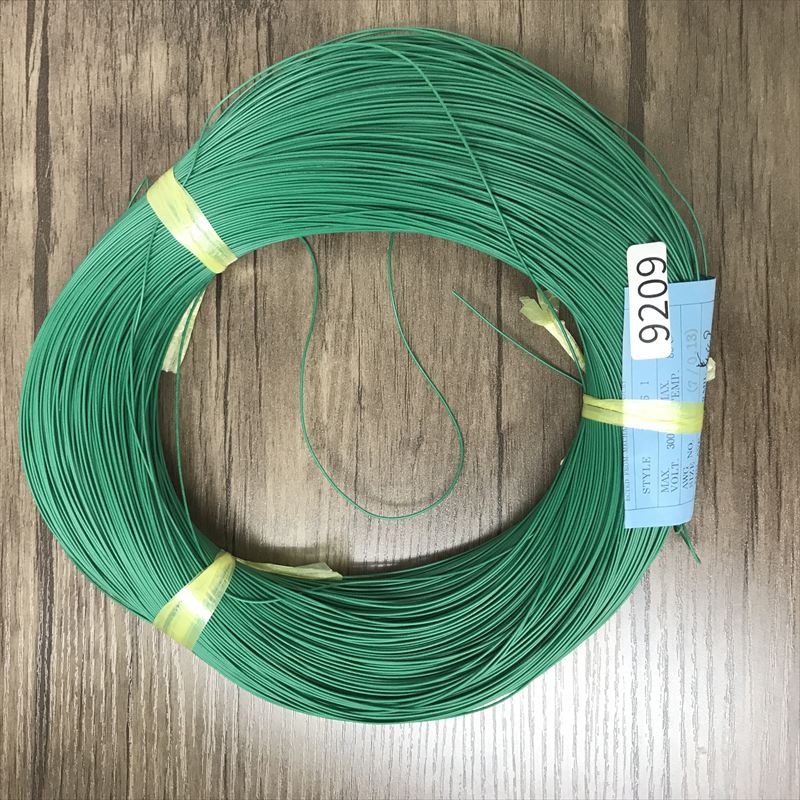 UL1061電線,AWG28,緑,三山電線,449ｍ - 1