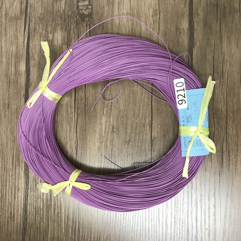 UL1061電線,AWG28,紫,三山電線,490ｍ - 1