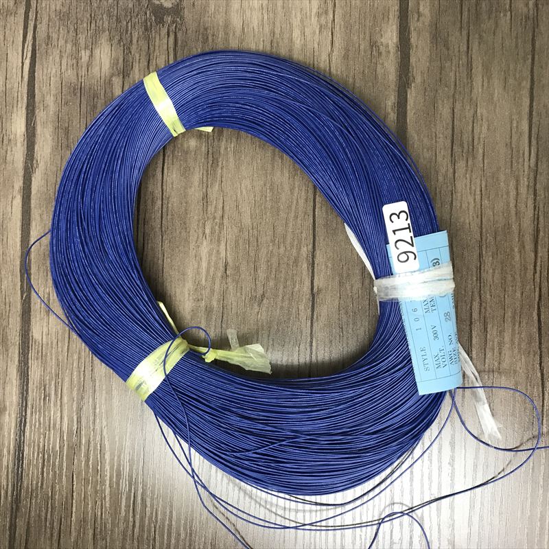 UL1061電線,AWG28,青,三山電線,549ｍ - 1