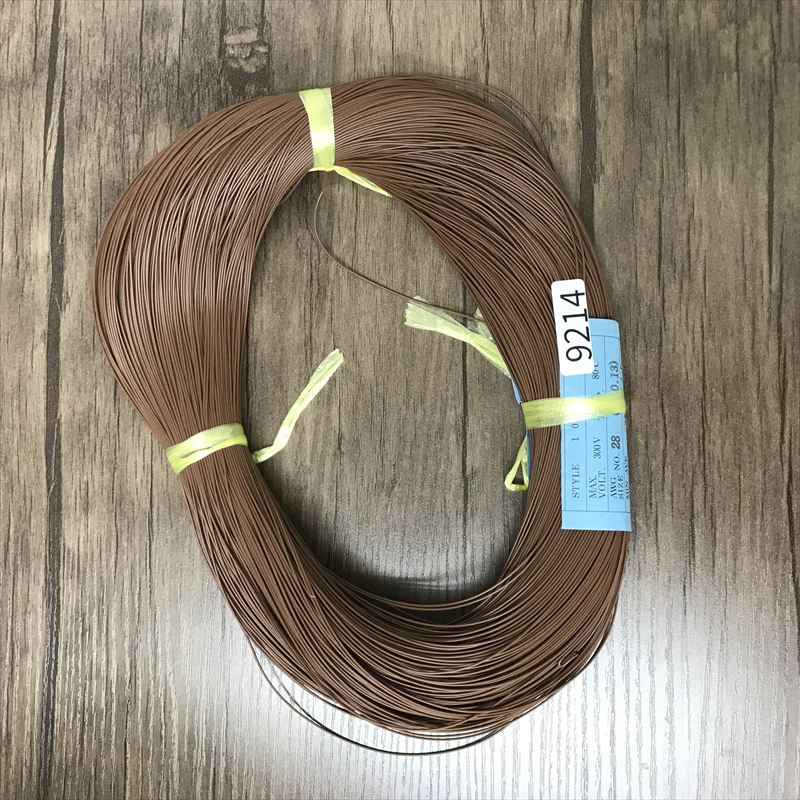 UL1061電線,AWG28,茶,三山電線,408ｍ - 1