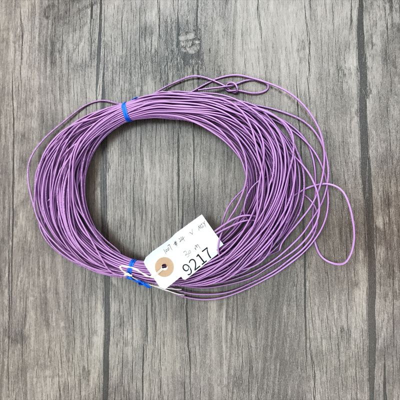 UL1007電線,AWG24,紫,三山電線,30ｍ - 1