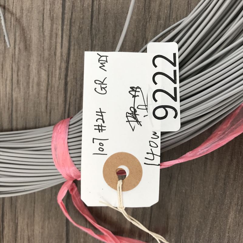 UL1007電線,AWG24,灰,三山電線,140ｍ - 2