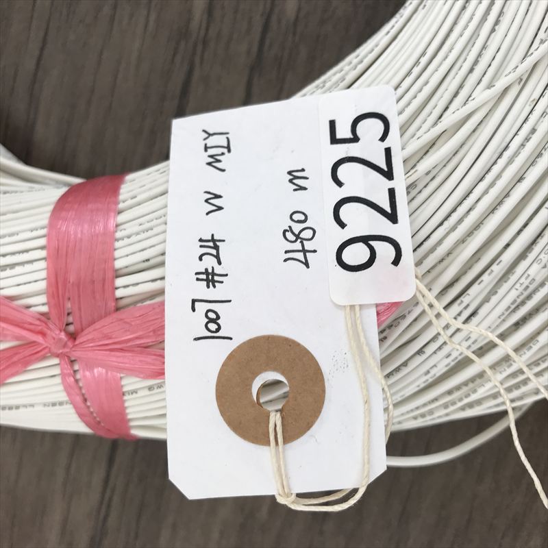 UL1007電線,AWG24,白,三山電線,480ｍ - 2