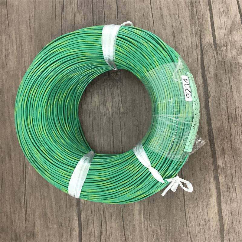 HKV電線,1.25×2.7φ,緑,三山電線,300ｍ - 1