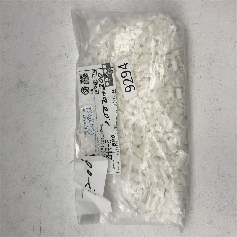 ZHR-5,コネクタ/ハウジング,日本圧着端子製造(JST),1200個 - 1