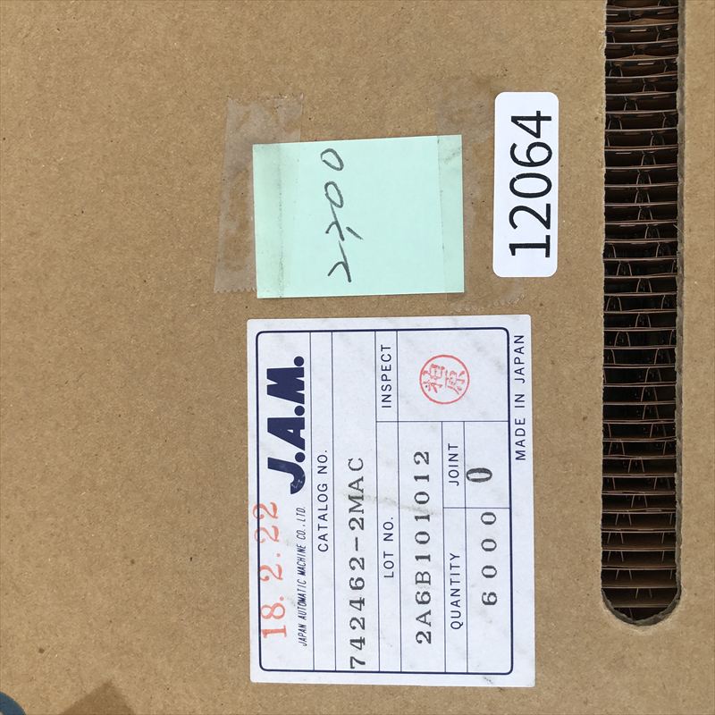 742462-2MAC,圧着端子,日本オートマチックマシン(JAM),2200個 - 2